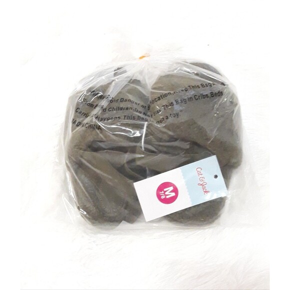 Toddler Avi Single Strap Faux Shearling Slippers "M ~ 7-8" (CAT and JACK) NEW!!! - Picture 3 of 6